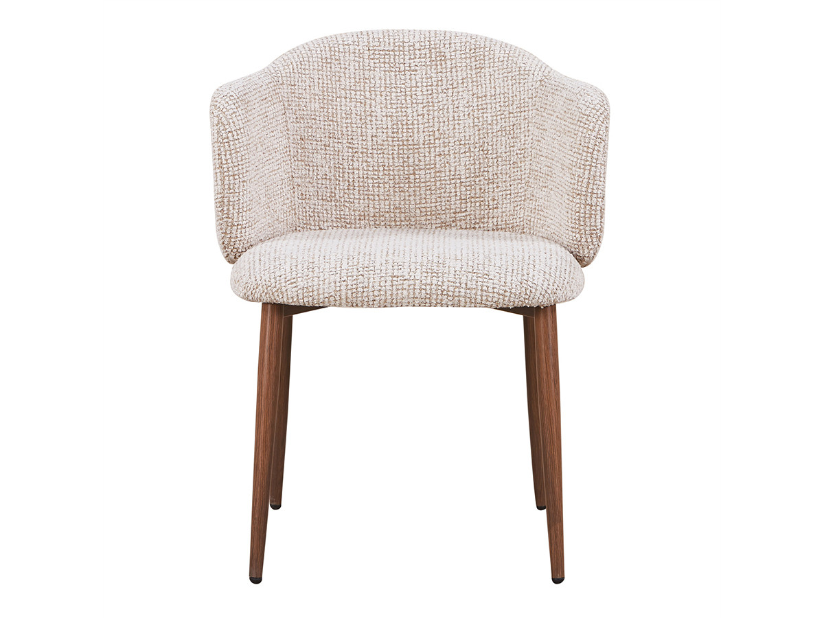 Lot de 2 chaises LETO tissu tweed