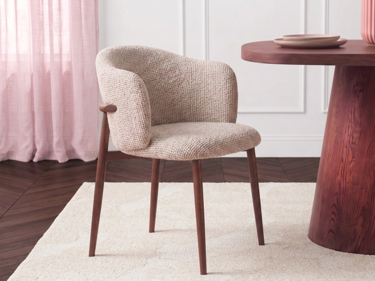 Set van 2 LETO stoelen in tweedstof