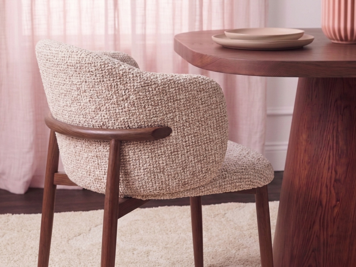 Set van 2 LETO stoelen in tweedstof