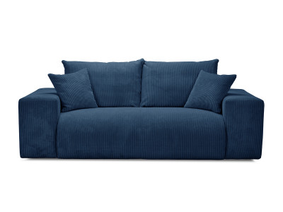 Canapé droit convertible ouverture express VOLTAIRE tissu velours côtelé