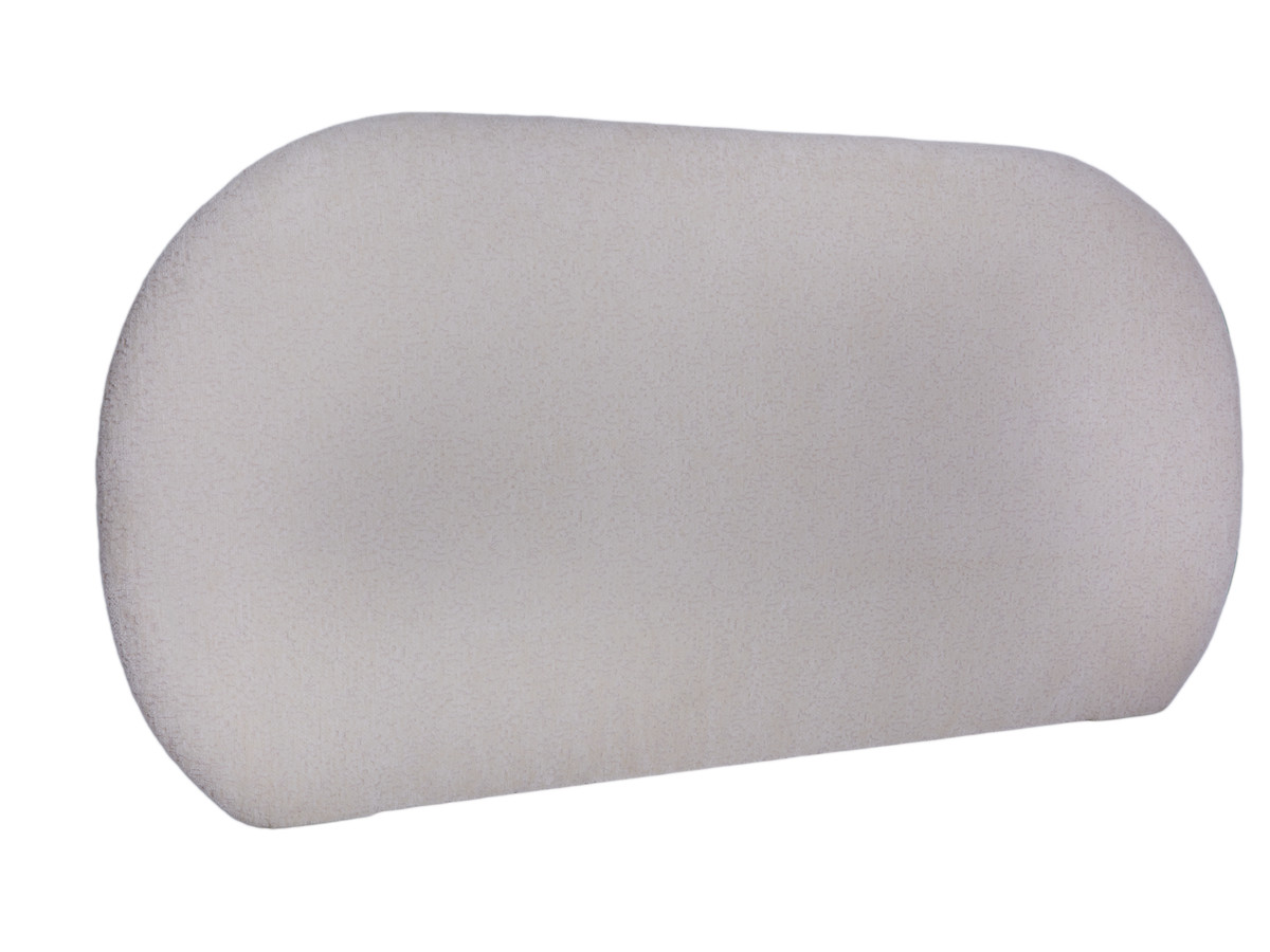 hoofdbord selin in bouclé stof gekleurd beige
