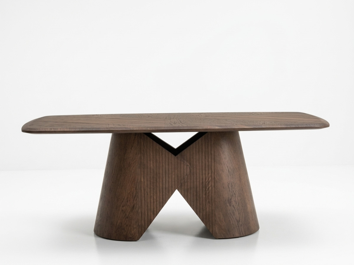 Eettafel BASTILLE massief eikenfineer