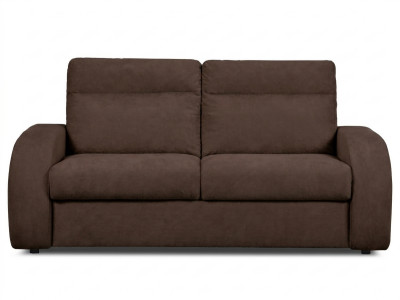 Canapé droit convertible VALERY ouverture express tissu chenille