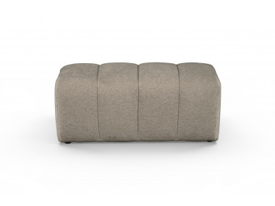 Pouf MAXENCE tissu chiné