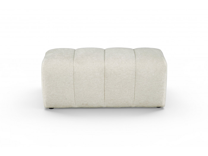 Pouf MAXENCE tissu chiné
