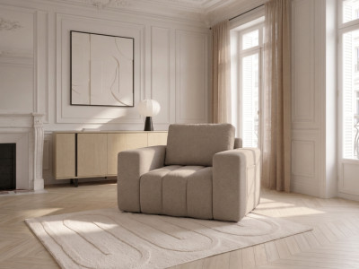Fauteuil MAXENCE tissu chiné