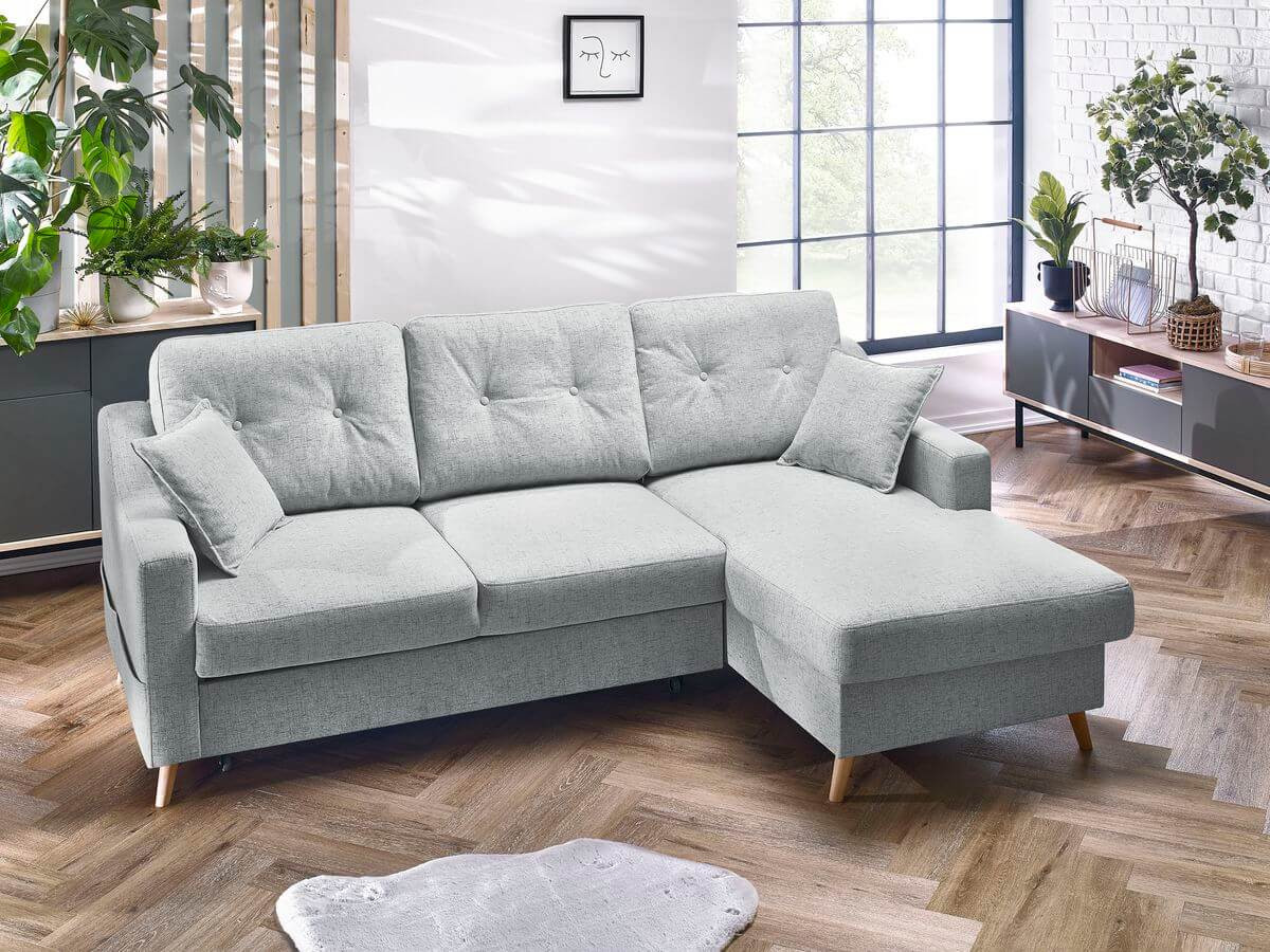 Canapé d'angle convertible coffre SWEDEN