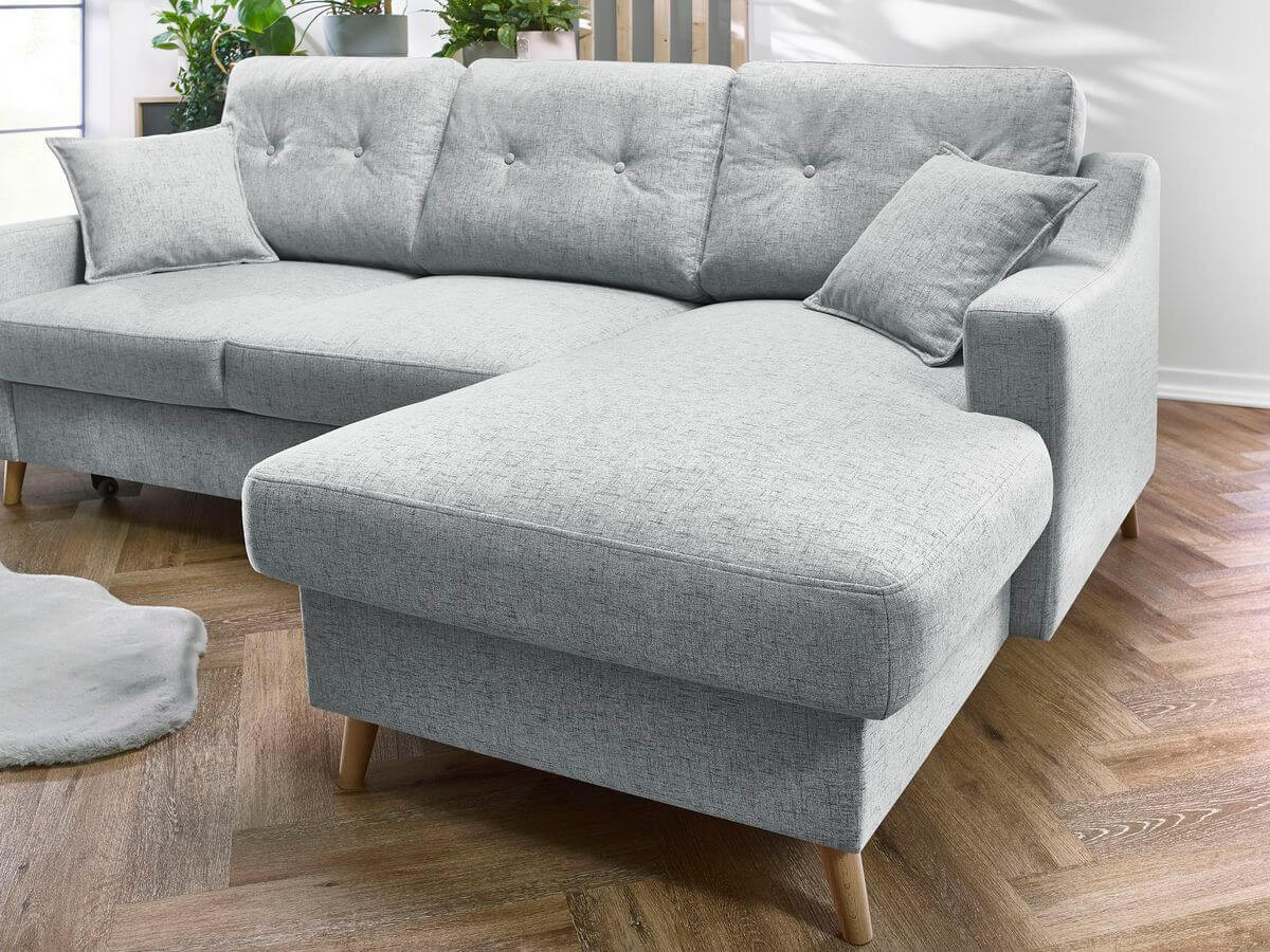 Canapé d'angle convertible coffre SWEDEN