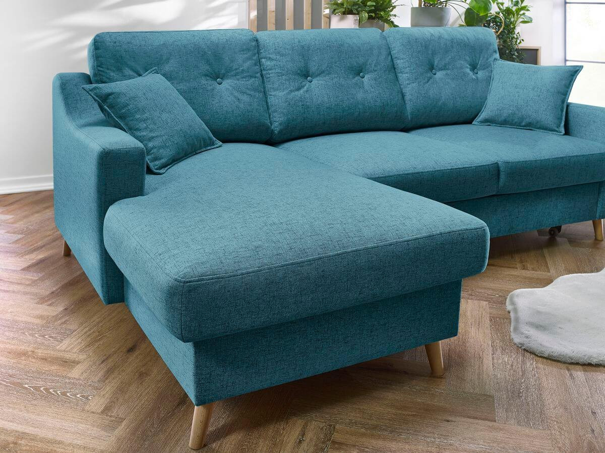 Canapé d'angle convertible coffre SWEDEN