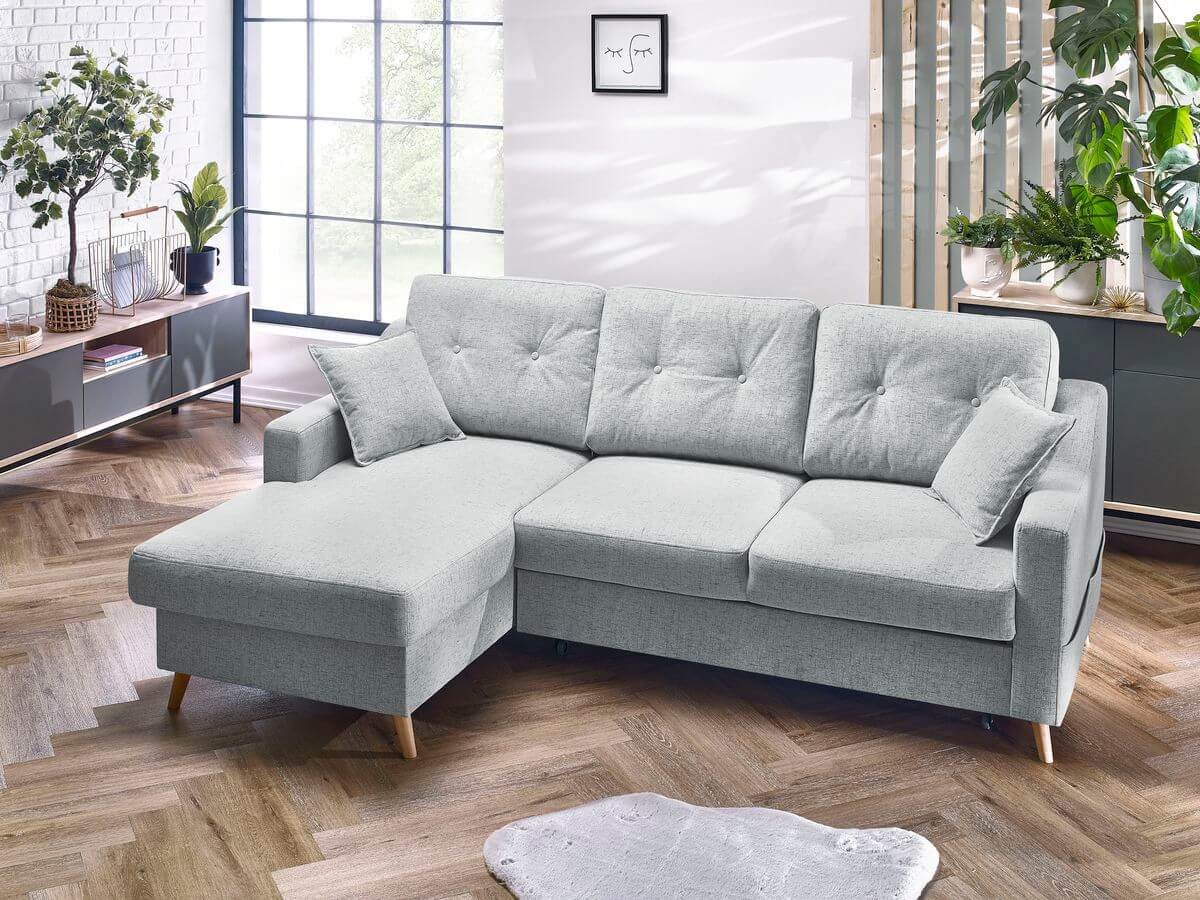 Canapé d'angle convertible coffre SWEDEN