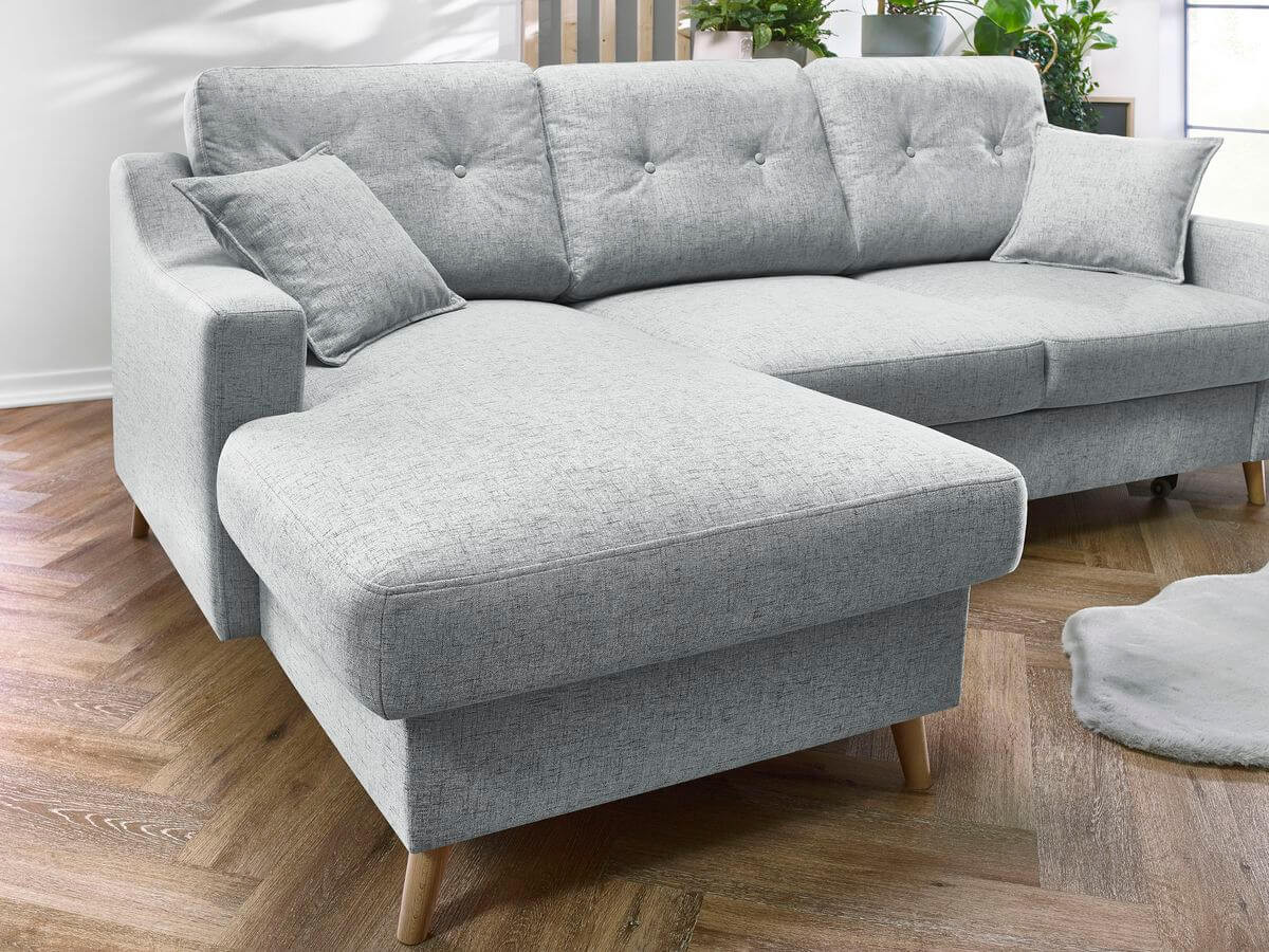 Canapé d'angle convertible coffre SWEDEN
