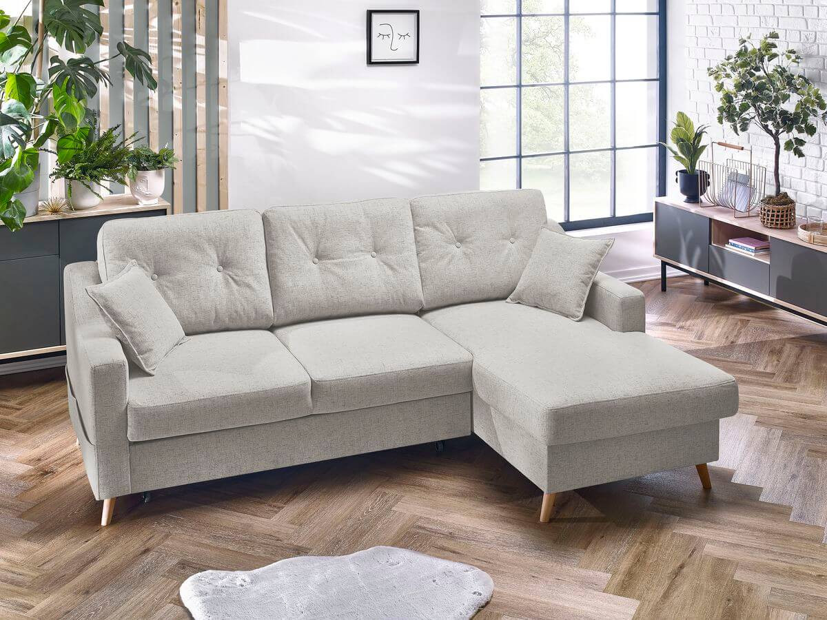 Canapé d'angle convertible coffre SWEDEN