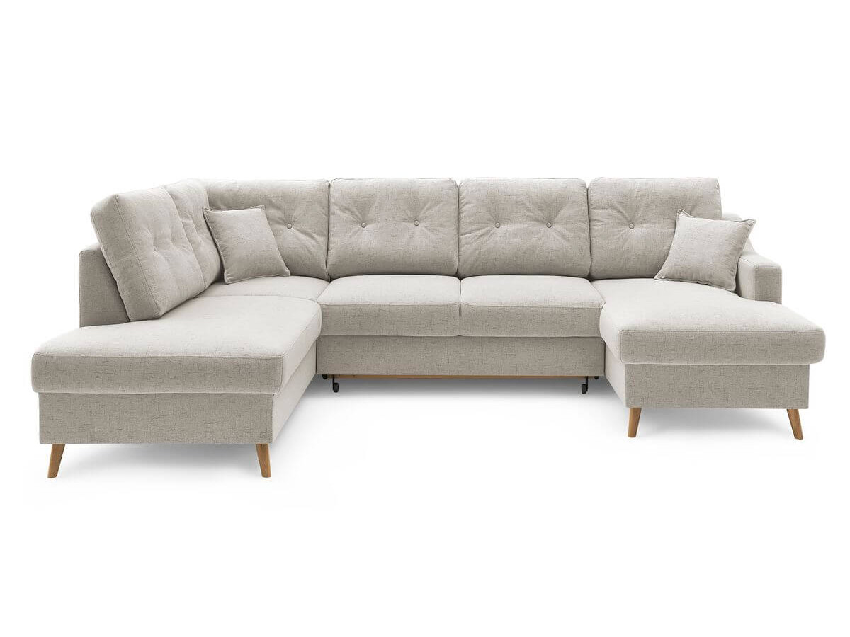 Canapé panoramique convertible coffre SWEDEN