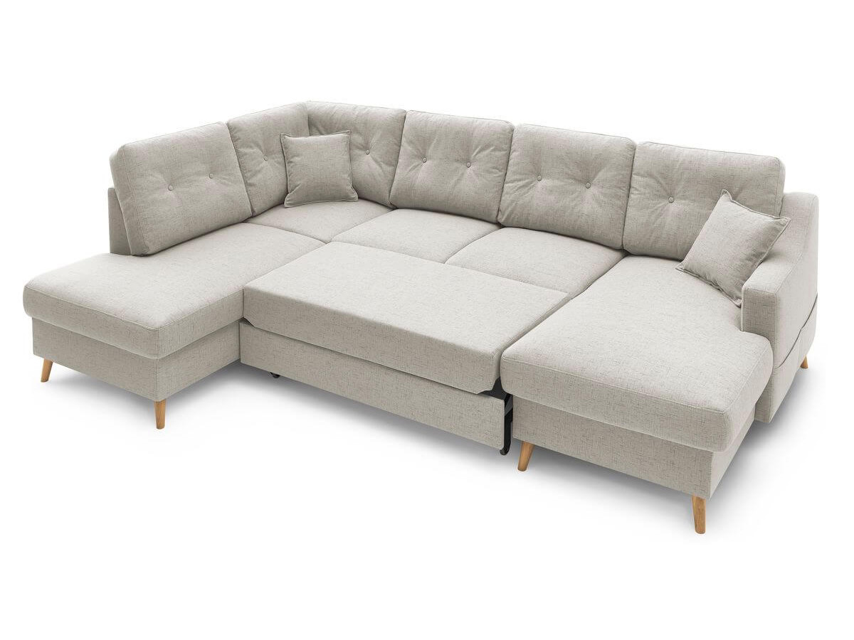 Canapé panoramique convertible coffre SWEDEN