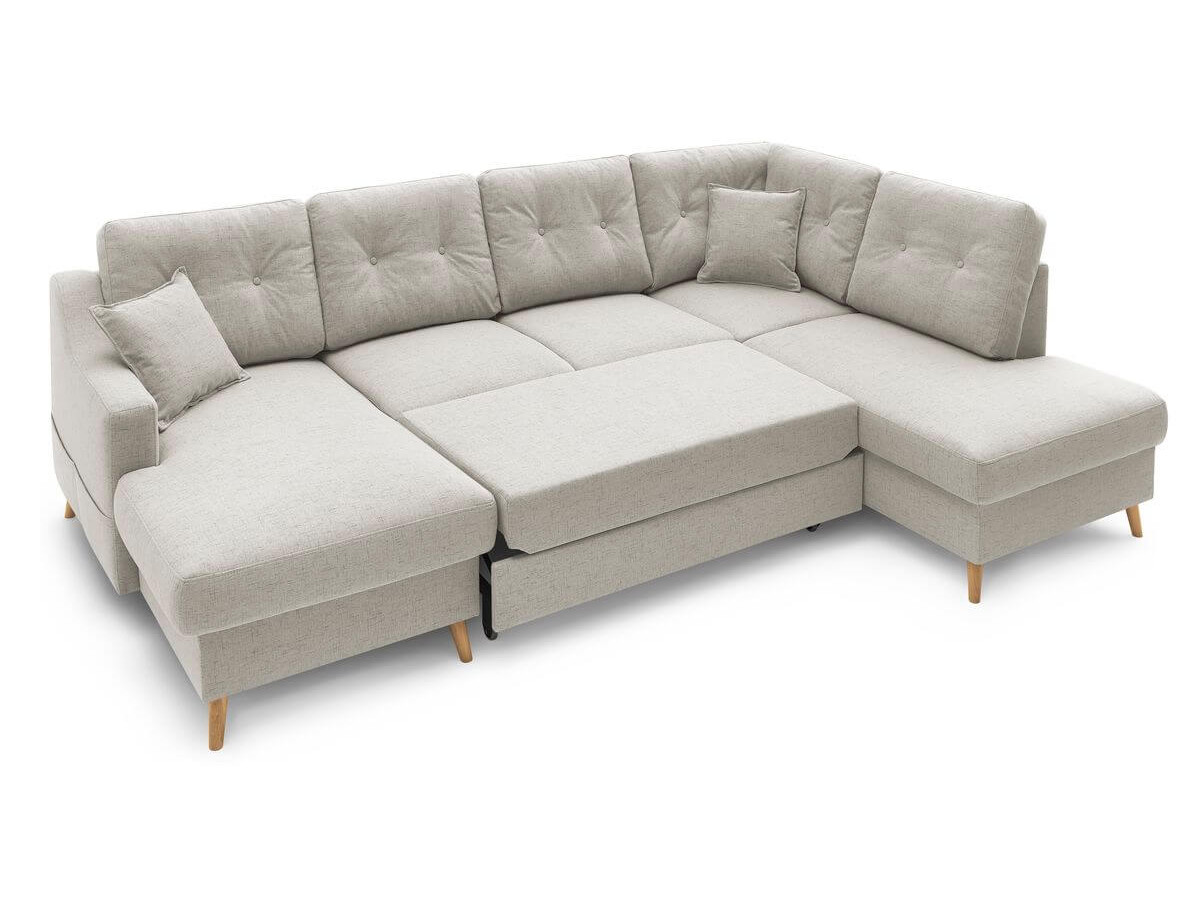 Canapé panoramique convertible coffre SWEDEN