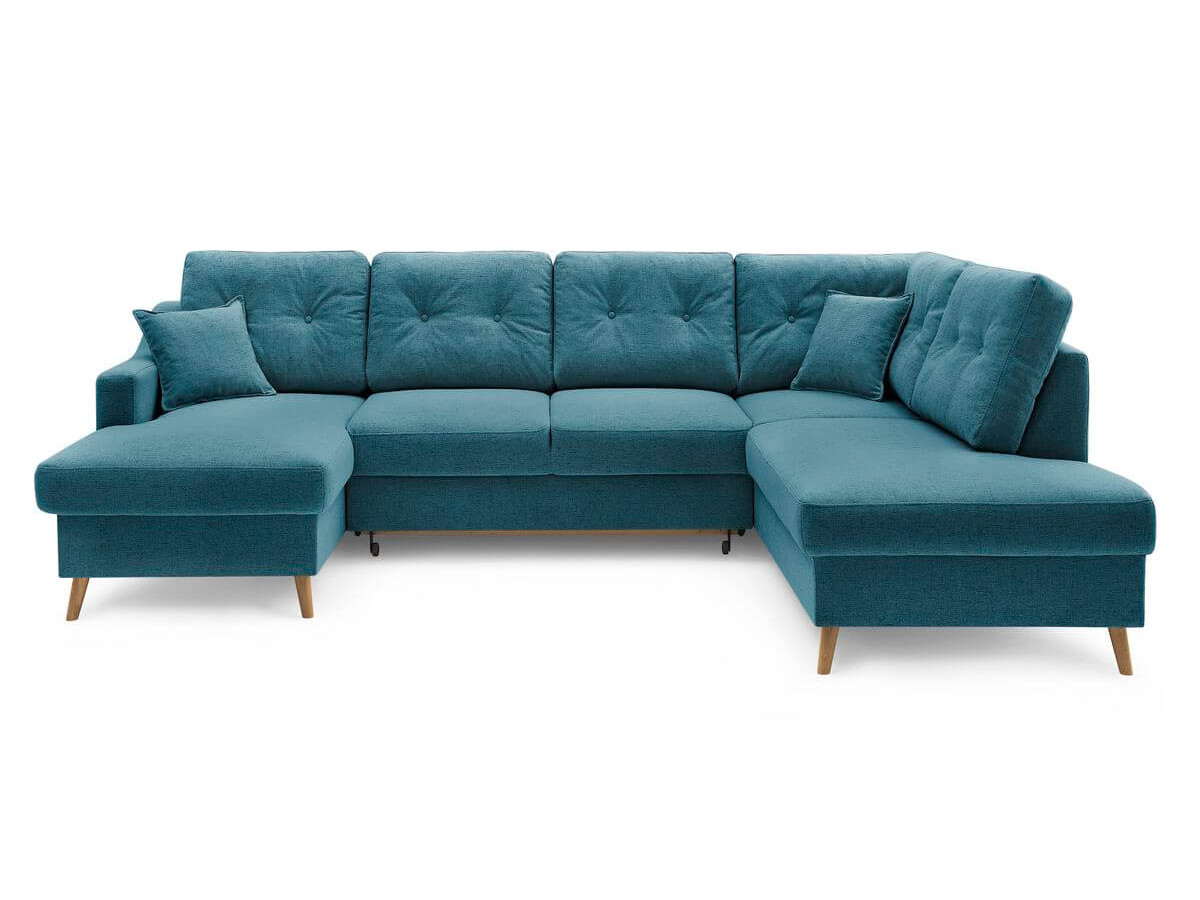 Canapé panoramique convertible coffre SWEDEN