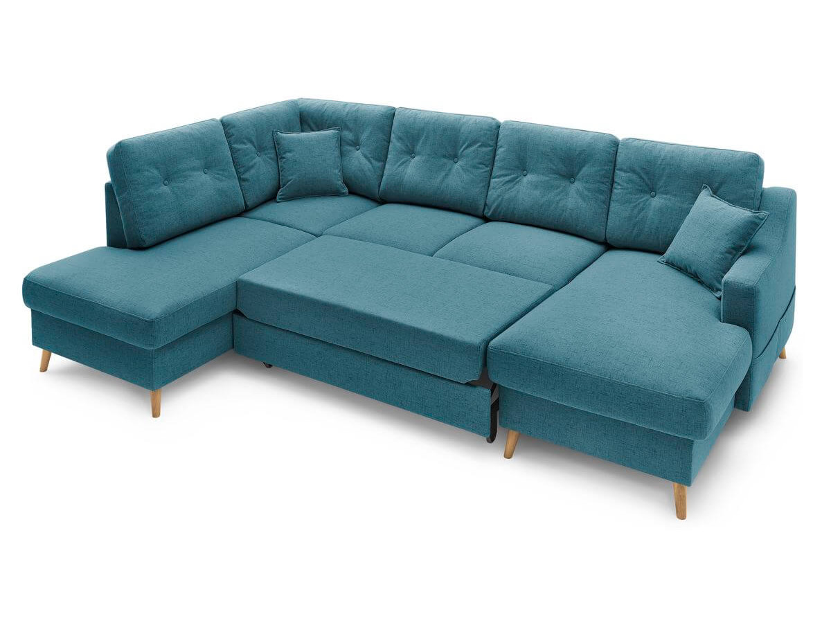 Canapé panoramique convertible coffre SWEDEN