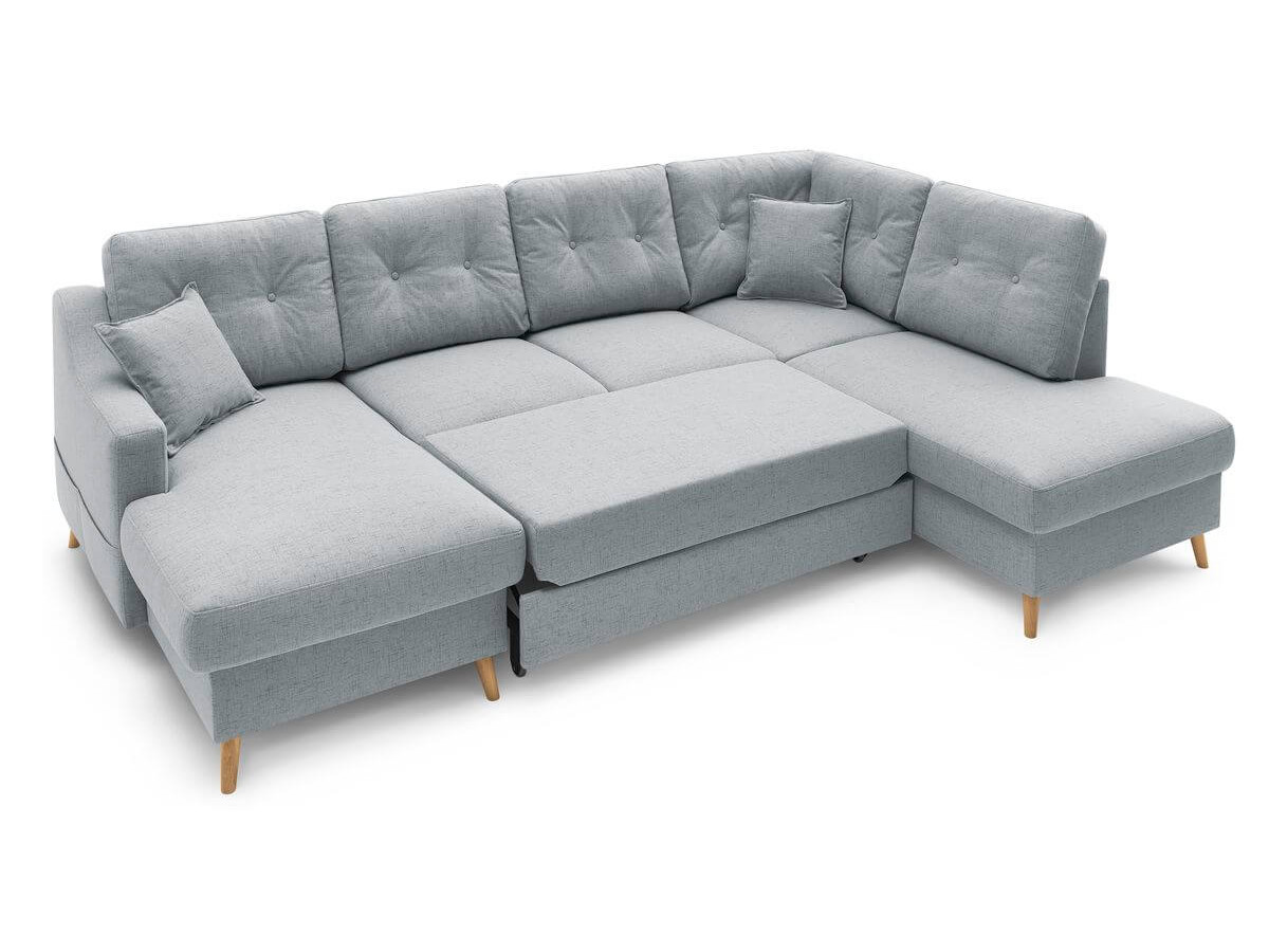 Canapé panoramique convertible coffre SWEDEN