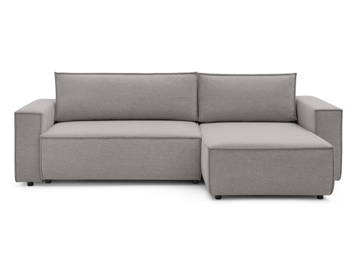 Canapé d'angle réversible convertible coffre NIHAD tissu