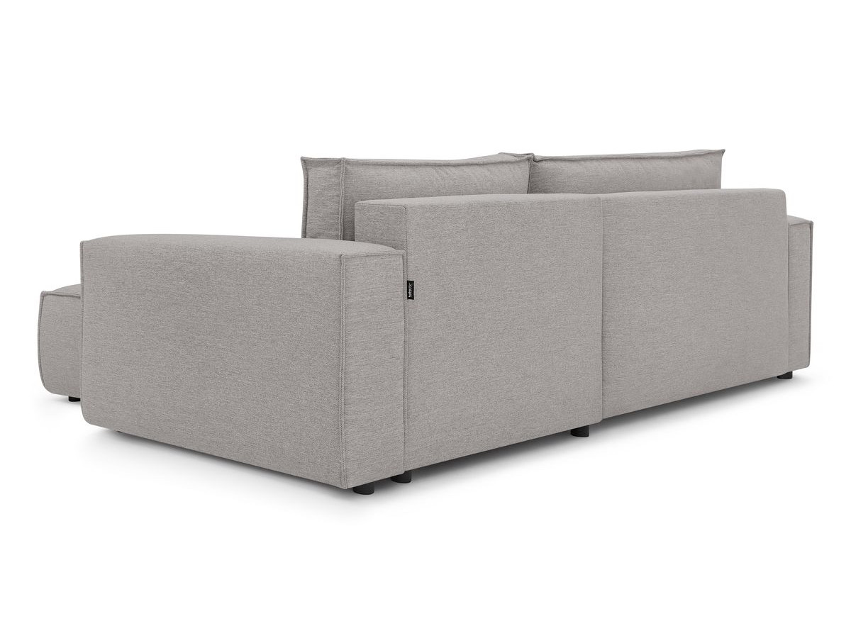 Canapé d'angle réversible convertible coffre NIHAD tissu