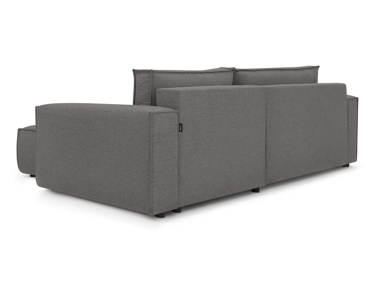 Canapé d'angle réversible convertible coffre NIHAD tissu