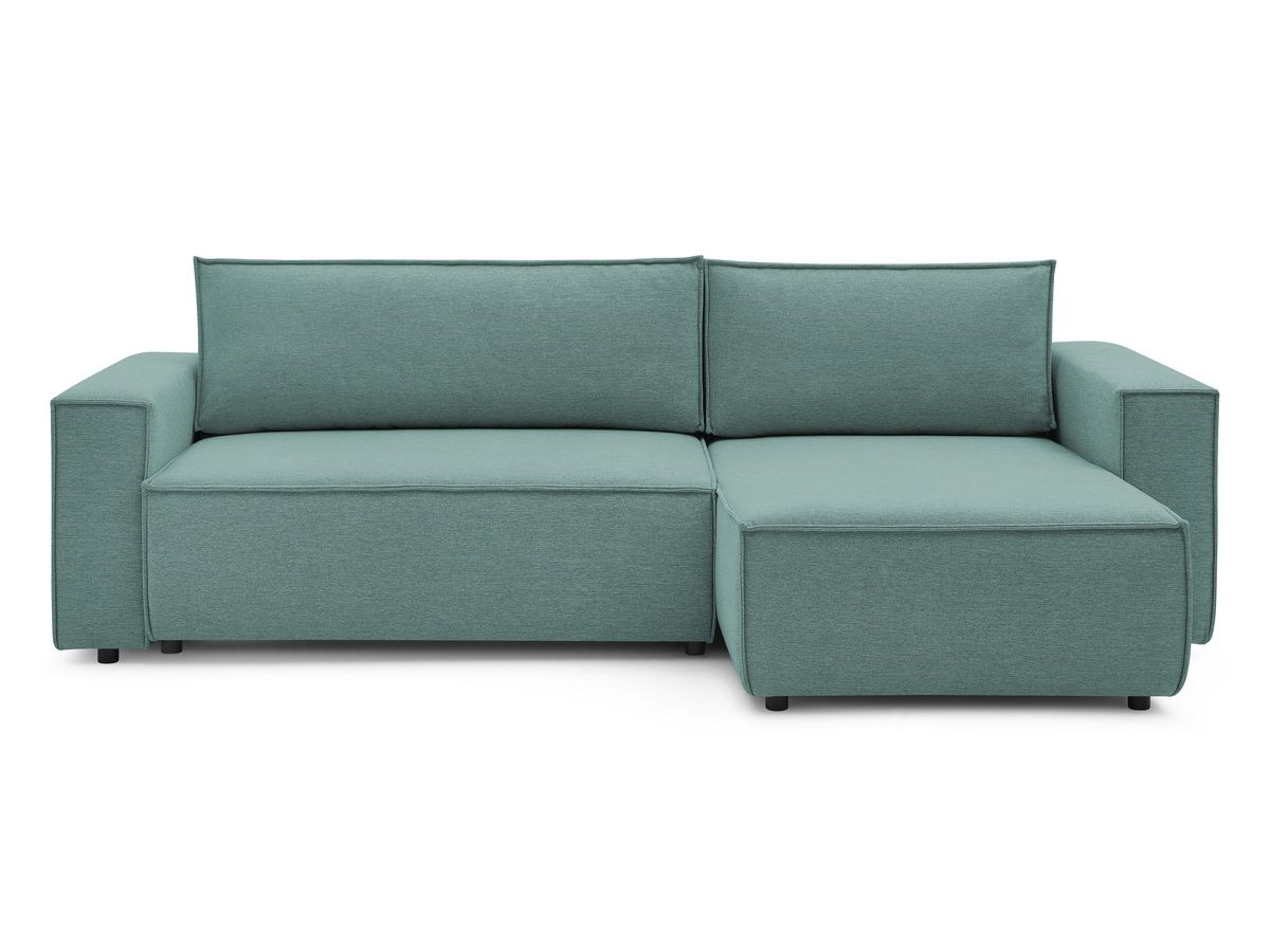 Canapé d'angle réversible convertible coffre NIHAD tissu