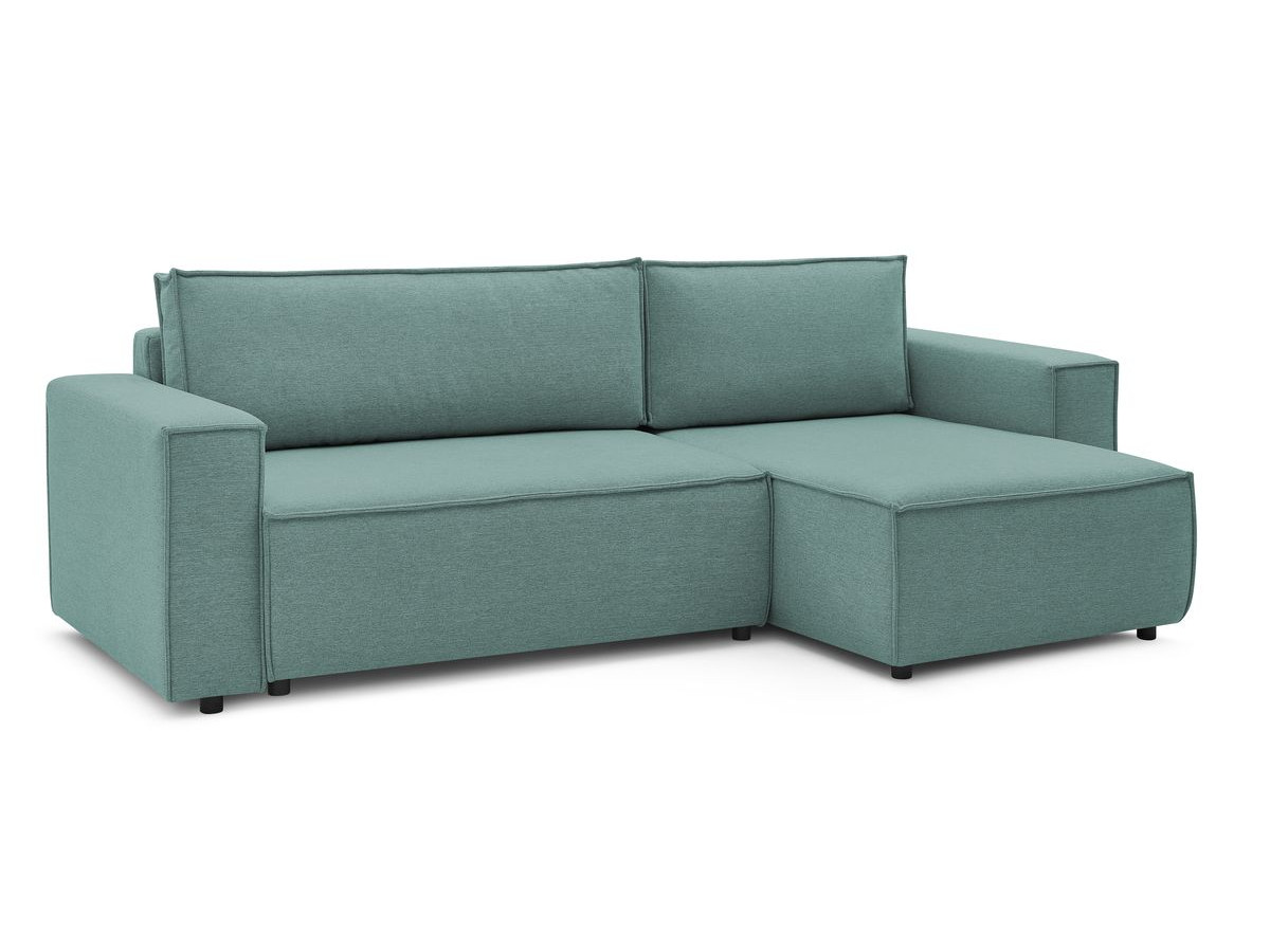 Canapé d'angle réversible convertible coffre NIHAD tissu