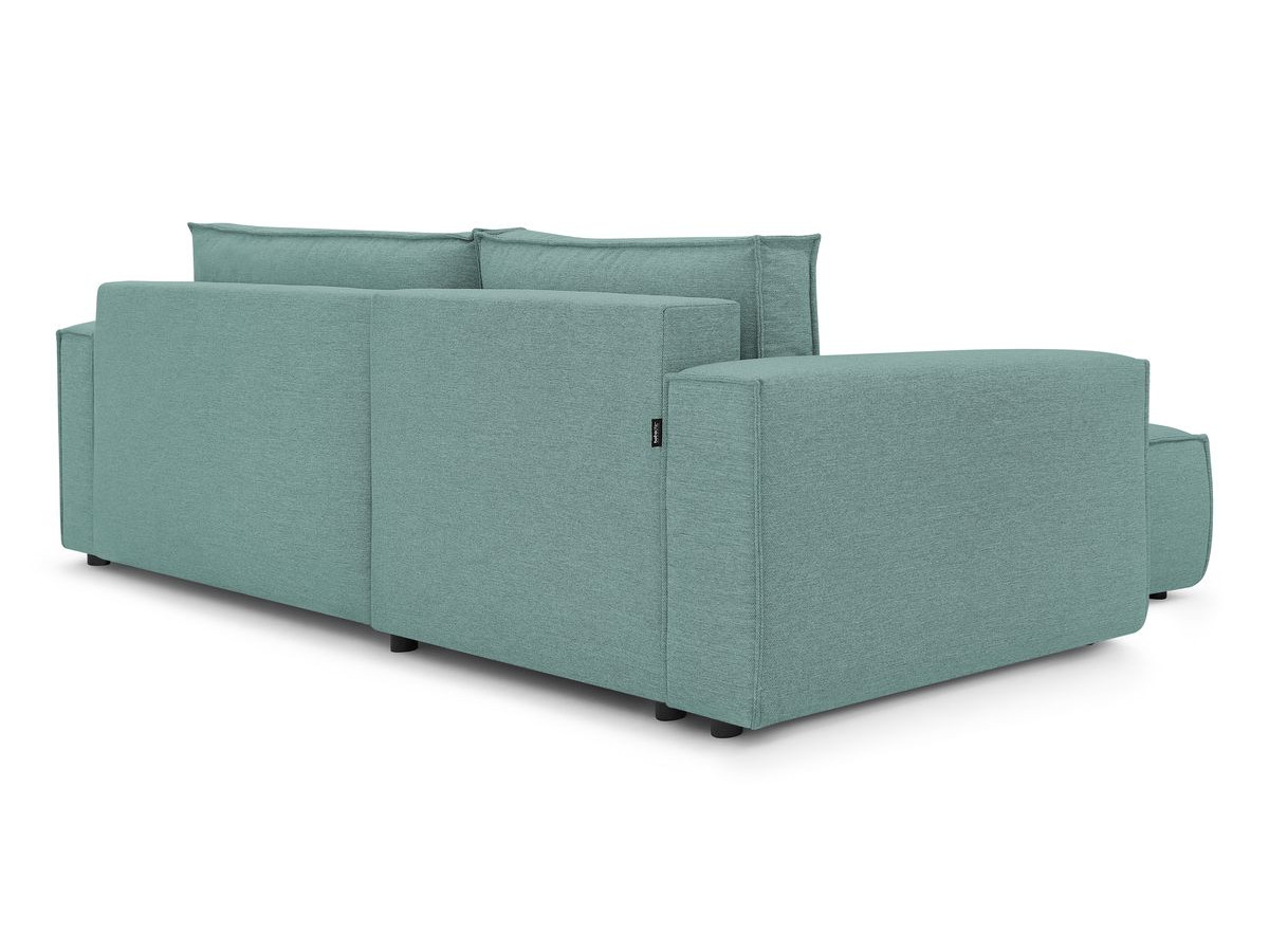 Canapé d'angle réversible convertible coffre NIHAD tissu