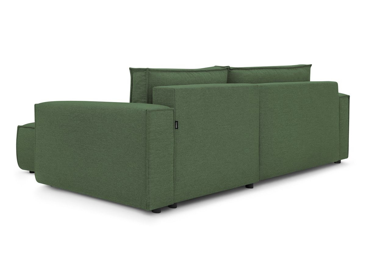 Canapé d'angle réversible convertible coffre NIHAD tissu