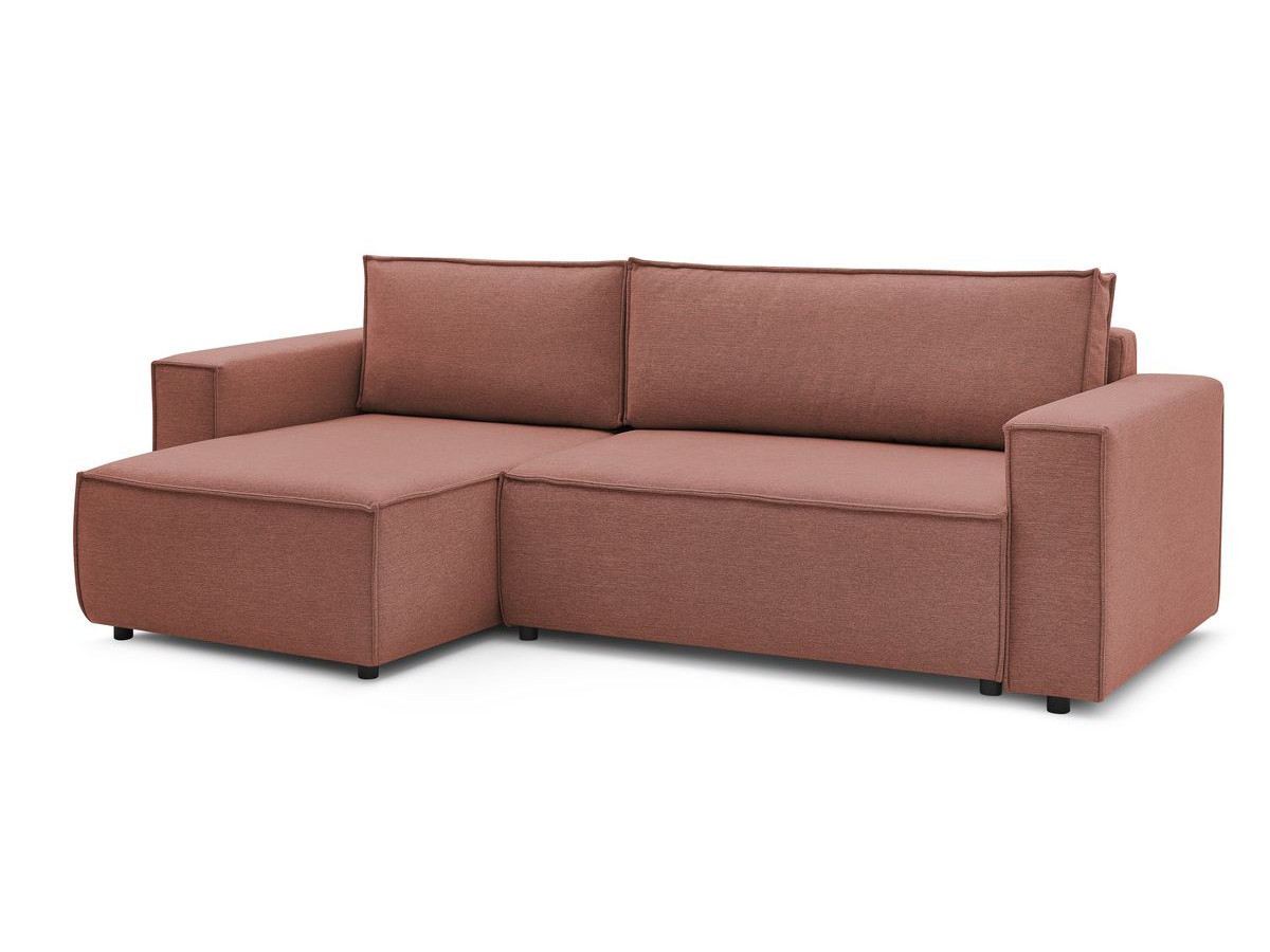 Canapé d'angle réversible convertible coffre NIHAD tissu