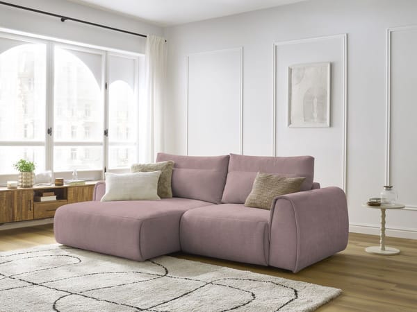 Canapé Aden · Compact rose Bobochic