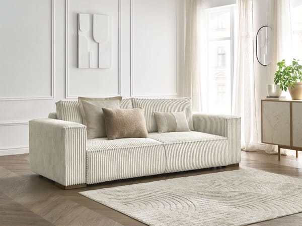Canapé Chelsea · Gros beige Bobochic