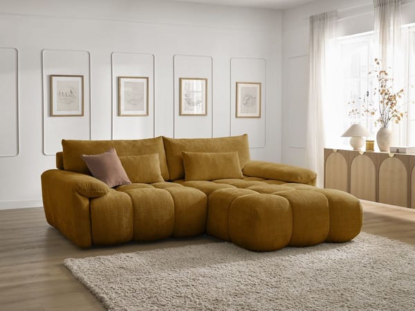 Canapé Ivane · Jaune Bobochic