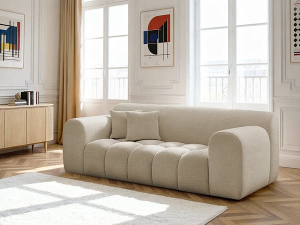 Canapé Mélisse · Beige Bobochic