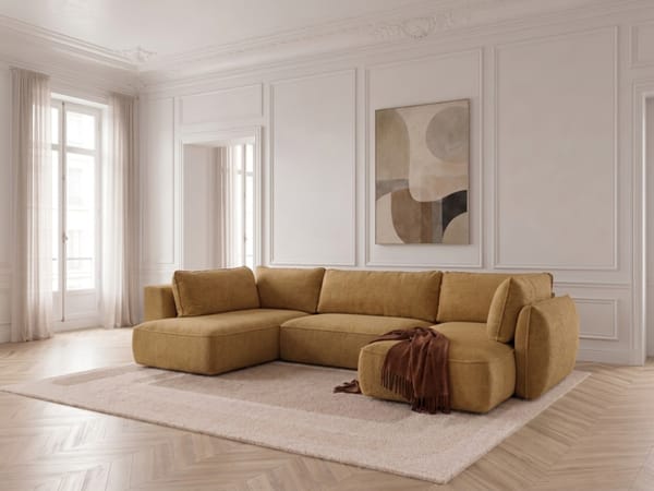 Canapé Esmée · Jaune Bobochic