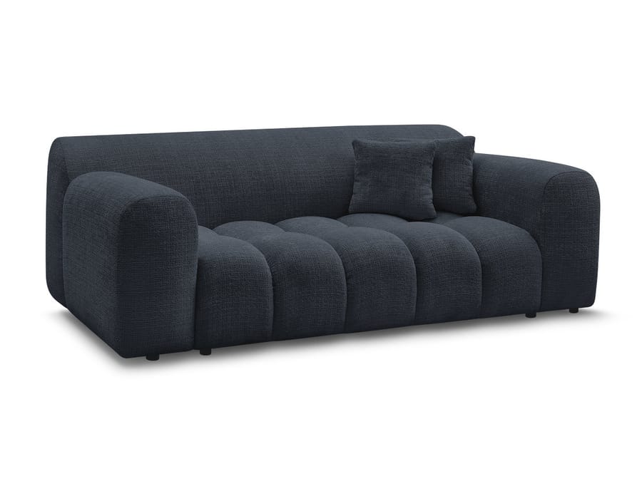 Canapé Mélisse gris anthracite vu de profil montrant les proportions et la profondeur.