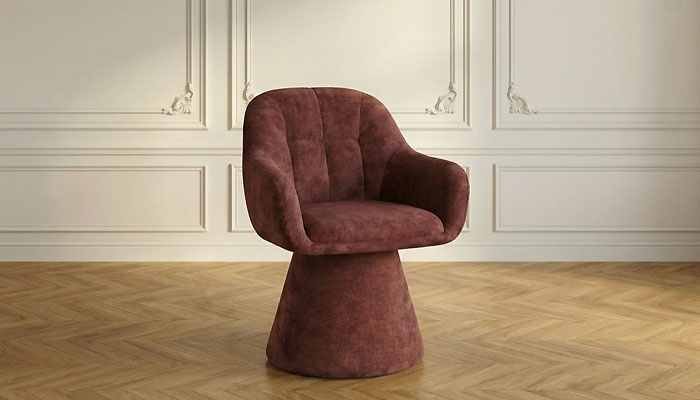 Chaise en tissu