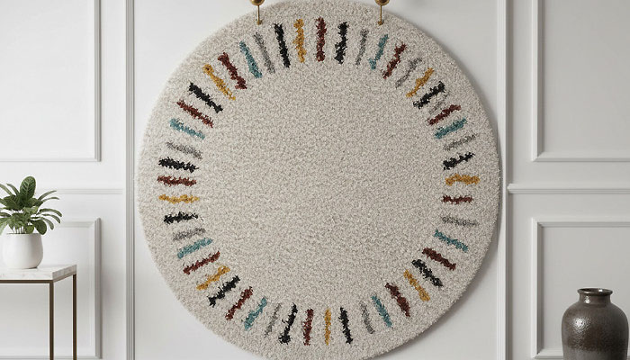 Un tapis rond