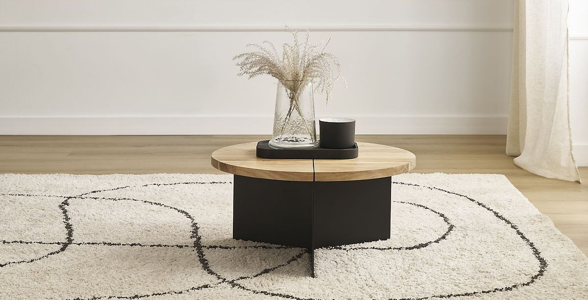 La table basse ronde