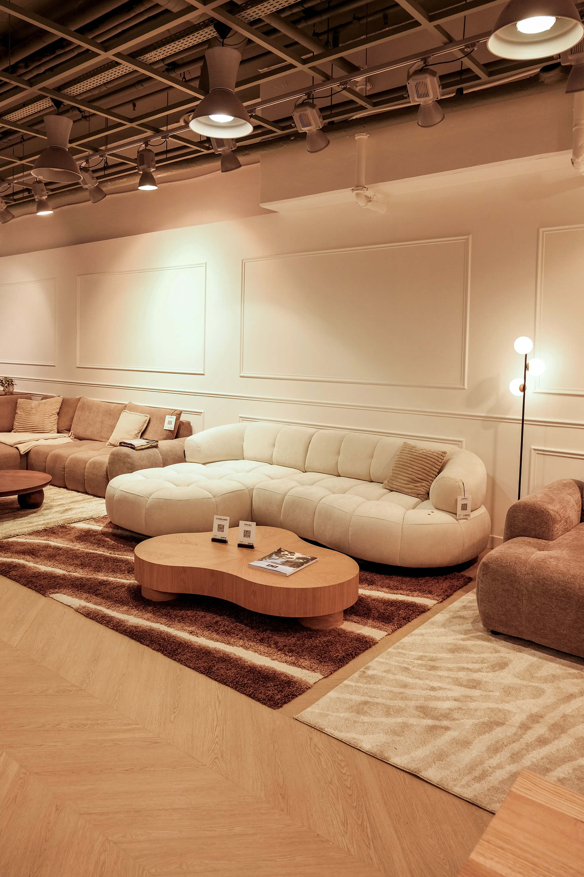 Salon aménagé - appartement Bobochic