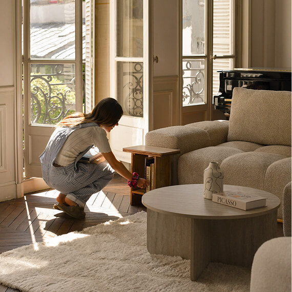 Salon design décoré de meuble Bobochic Paris